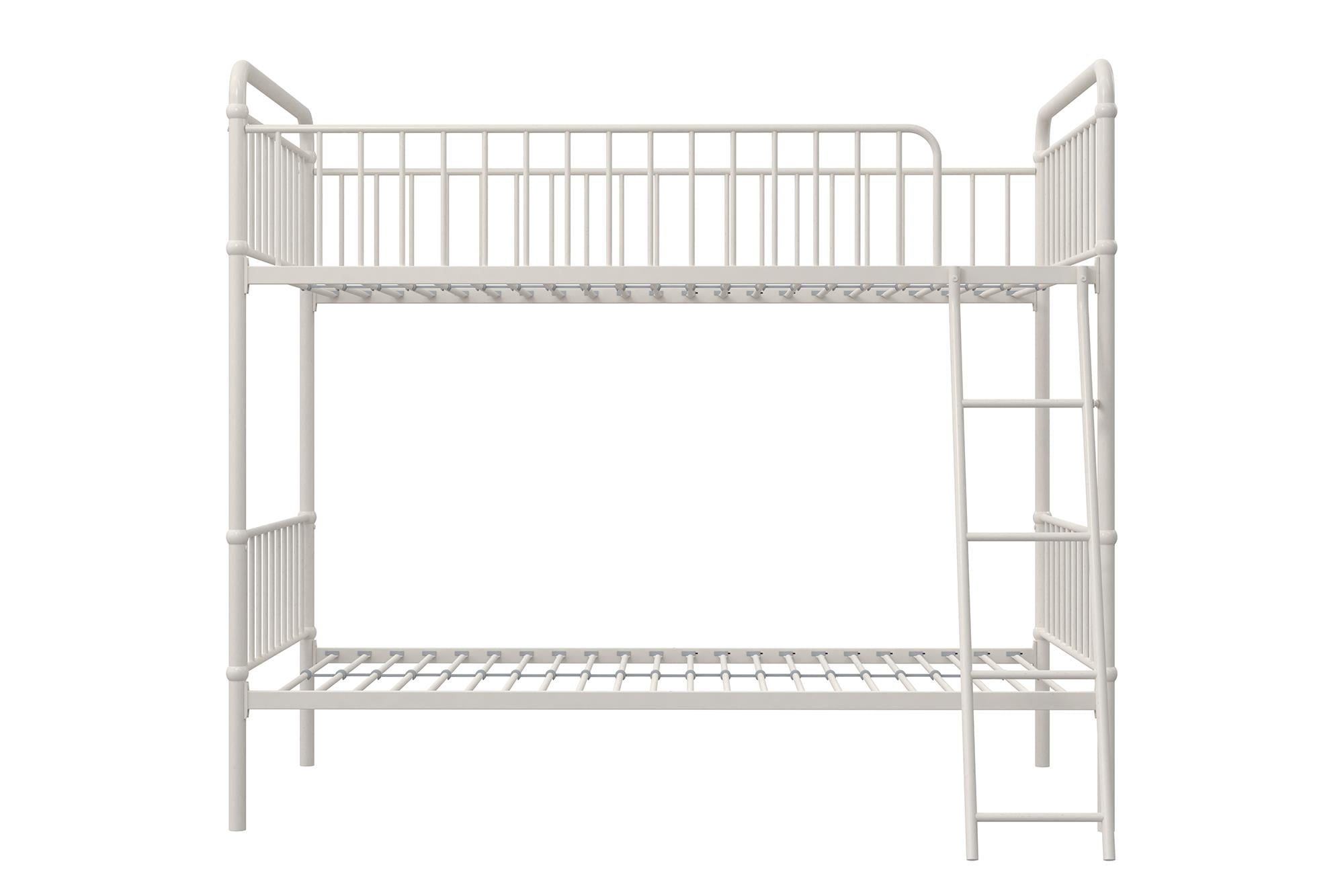Better Homes Gardens Kelsey Twin Over Metal Bunk Bed White