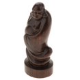 thumbnail image 4 of Estatuilla de Buda tallada en madera hecha a mano escultura Animal adorno de escritorio creativo kusrkot Escultura de la estatua de Buda de madera, 4 of 7