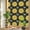 Black, variant on Yellow Lemon Rounds Window Privacy Film, Summer Fruit Rustic Floral Black Stained Glass Rainbow Film Decorative Window Clings, Static Cling Sun Blocking Stickers 17.7" x 39.3"