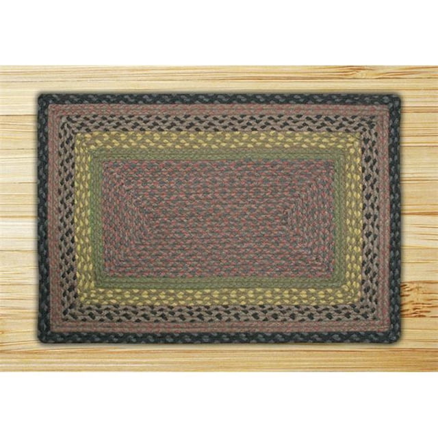 Earth Rugs 25-099 Brown-Black-Charcoal Rectangle Rug