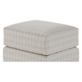 thumbnail image 5 of Southern Home Furnishings Faya Heather Polyester Cocktail Ottoman in Gray, 5 of 5