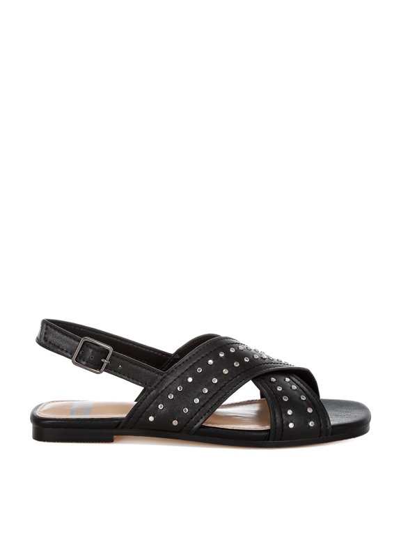 Calluna Stud Embellished Buckled Flats