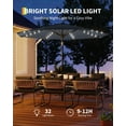 thumbnail image 4 of Soonbuy 9FT Outdoor Patio Umbrella, 8 Sturdy Ribs, with 32 LED Lights, 4 of 6
