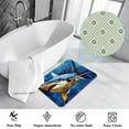 thumbnail image 3 of Shark Indoor Carpet Kitchen Rug Office Mat - Polyester Non-Slip Machine Washable, 3 of 6
