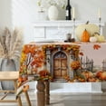 thumbnail image 2 of Fall Tablecloth 60x120 for Recatangle Table - Vintage Fall Decorations for Home - Pumpkins Farm Table Cloth Thanksgiving Decor for Dinning, Home, Party, 2 of 7
