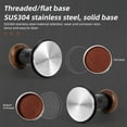 thumbnail image 4 of Tignapoo Adjustable Depth Coffee Tamper with 30lbs Constant Force, Walnut Wood Handle, 304 Stainless Steel Base, 51mm Flat Bottom, Detachable Design for Easy Cleaning, 4 of 7