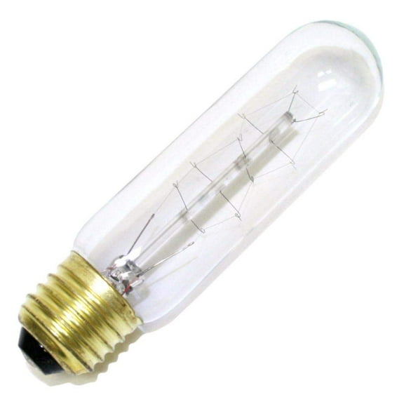 General 18507 - 25T10/BB/277V Clear Tubular Picture Light Bulb