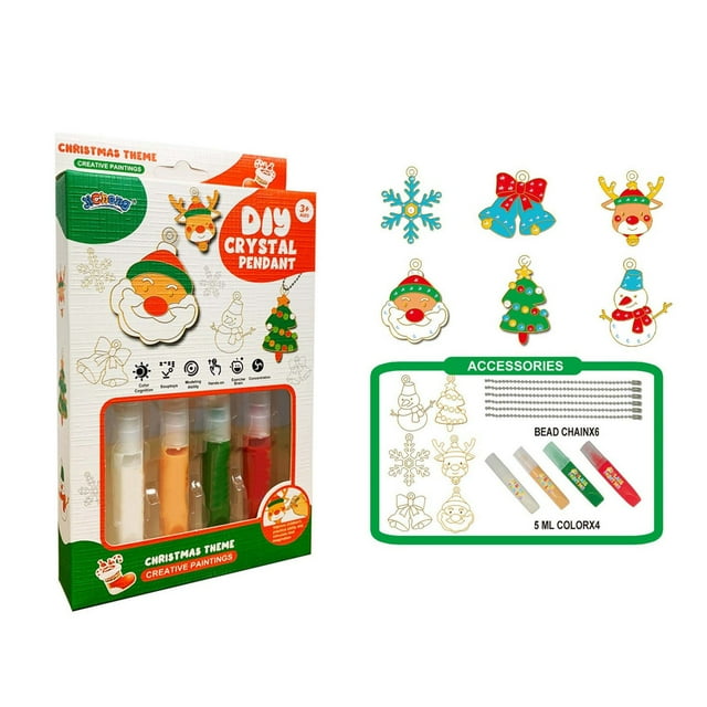 RKSTN A Chopper DIY Crystal Paint Arts and Crafts Set Three Dimensional Baking Graffiti Coloring and Adhesive Painting 20ml