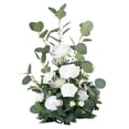 thumbnail image 4 of de flores artificiales, de flores de seda, decoración de jarrón, centros de mesa, centro de mesa de boda para fiestas de boda en casa , Flor blanca, 4 of 8