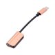 thumbnail image 1 of EeaseMX Adaptador de auriculares 2 en 1 USB tipo C a 3,5 mm, cargador, cable de audio USB-C, adaptador de auriculares con conector de 3,5 mm para teléfono (dorado), 1 of 8