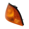 thumbnail image 3 of For BMW 328i/328is 1996 1997 1998 1999 Signal Light Driver And Passenger Side | Pair | Front | Amber Lens Chrome Housing | In Corner of Fender | Coupe/Convertible | For BM2520107, BM2521107, 3 of 6