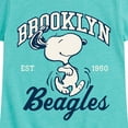 thumbnail image 3 of Peanuts - Brooklyn Beagles - Toddler & Youth Girls Short Sleeve Graphic T-Shirt, 3 of 6