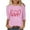 Pink, variant on Tops for Women, Oversized Tops for Women Valentines Long Sleeve Tops Plus Size Graphic Tees Outfits Going Out Red S