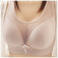 thumbnail image 1 of iTNHFP Bra Women trendy Lace Back Button Shaping Cup Adjustable Shoulder Strap Large Size Underwire Bra, 1 of 3