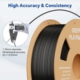 thumbnail image 3 of Filamento para impresora 3D Deeplee PLA 1.75 mm 1 kg negro, 3 of 7