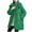 Green, variant on HAPIMO Women Down Puffer Jacket with Hood,Hooded Zipper Winter Down Puffer Coat for Women Horn Button Thick Quilted Outerwear Pockets Black L