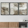 thumbnail image 3 of wall26 Framed Canvas Print Wall Art Set Pastel Watercolor Paint Stroke Collage Abstract Shapes Illustrations Modern Art Decorative Multicolor for Living Room, Bedroom, Office - 16"x24"x3 Bl, 3 of 5
