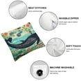 thumbnail image 4 of Sea Pillow Cover Seahorse Whale&nbsp;Starfish&nbsp;Turtle&nbsp;Blue Ocean&nbsp;Square Throw Pillow Case Sofa Bed Couch Throw Cushion Cover Decoration 2pc, 4 of 6