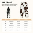 thumbnail image 4 of Bixox Women's Brown Cow Patterned Pajama Pants Loungewear, 4 of 5