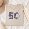 thumbnail image 3 of Jollimate 50th Birthday Girl Shirt, Retro Typography 50 Graphic Tee, Milestone Celebration Gift for Women, 3 of 6