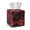Bloody Print Cobweb, variant on COEQINE PU Leather Square Tissue Box Cover, Snap Closure for Easy Refill & Storage, Universal Decorative Tissue Holder for Home Bedroom Car Office Desk, Mushroom Butterfly Galaxy