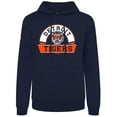 thumbnail image 2 of Men's Levelwear  Navy Detroit Tigers Podium Banner Arch Hoodie, 2 of 3
