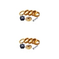 thumbnail image 4 of Greeniant CANSUCC 8 piezas/Kit de aleación para bicicletas, espaciador de auriculares, portátil, Universal, resistente, reemplazo de arandela Oro 2piezas, 4 of 6