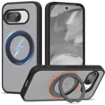 thumbnail image 1 of Compatible with Google Pixel 9a Case with 360° Magnetic Ring Stand [Compatible with Mag-Safe] Shockproof Translucent Phone Case for Google Pixel 9a 6.3", 1 of 7