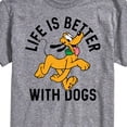 thumbnail image 3 of Disney - Life is Better With Dogs - Men's Short Sleeve Graphic T-Shirt, 3 of 5
