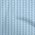 thumbnail image 1 of oneOone Viscose Chiffon Turquoise Blue Fabric Asian Ikat Sewing Craft Projects Fabric Prints By Yard 42 Inch Wide, 1 of 3
