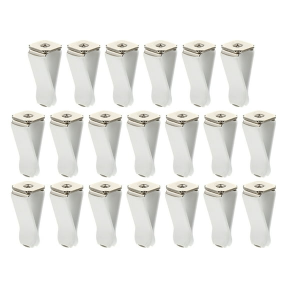 unbranded  20 Pcs Air Vent Clips for Car Auto Perfume Freshener Diffuser Humidifier Man White