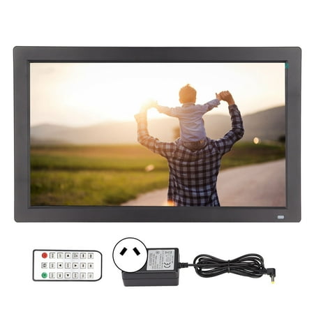 Image of 18.5in Digital Picture Frame 1080P Portable HD Advertising Machine for Home 100?240V Black AU Plug 100?240V
