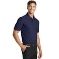 thumbnail image 4 of Port Authority Men's Grid Polo, 4 of 5