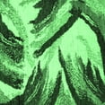thumbnail image 1 of Ahgly Company Indoor Square Abstract Emerald Green Modern Area Rugs, 4' Square, 1 of 4