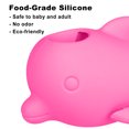 thumbnail image 2 of DUNCHATY Baby Bathtub Faucet Cover, Bathtub Faucet Baby Shower Protection Cover, Baby Bath Spout Cover, Soft Silicone Bathtub Faucet Safety Toys for Kids with 2 Small Toys, Universal Fit, Pink, 2 of 7
