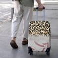 thumbnail image 3 of Leopard Print and Baseballs Pattern Luggage Cover Fashion Suitcase Cover Baggage Covers Fit 25-28 Inch Luggage (Go Travel), 3 of 5