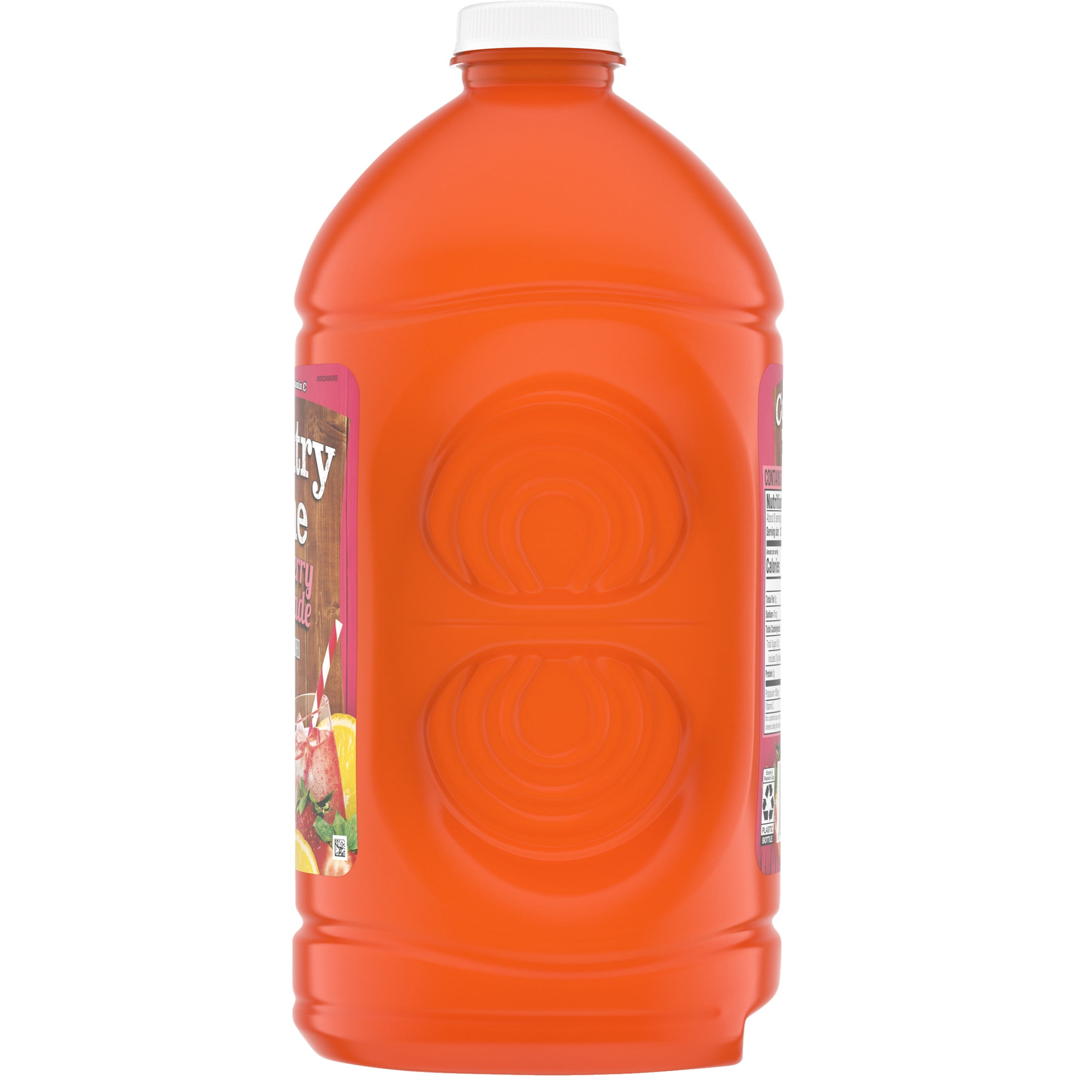 Country Time Artificially Flavored Drink, 1 Bottle, for Flavorful Hydration and Shareable Refreshment, Strawberry Lemonade, No Artificial Sweeteners, Good Source of Vitamin C, 96 oz