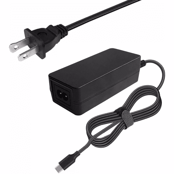 65W AC Adapter and Power Cord for Lenovo ThinkPad P14s Gen 1 Laptop