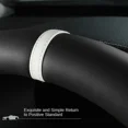 thumbnail image 4 of Microfiber Leather D Shape 38cm Car Steering Wheel Cover Universal Fit Anti-Slip Breathable for All Seasons Interior Upgrade, 4 of 7