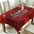 thumbnail image 3 of GZHJMY Merry Christmas Outdoor Tablecloth 60x108In,Rectangle Table Cover Kitchen Dinner for Outdoor and Indoor Party Holiday Hotel BBQ-Christmas48 Home Decor, 3 of 7