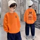 thumbnail image 2 of Sudadera de primavera y otoño para niños, ropa informal para niños, Top de capa Base estampada a la moda para niños, Popular en Internet, 2 of 5