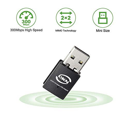 Mini USB WiFi Adapter 300Mbps Wifi Receiver Wireless Network  Adapter PC/Laptop 
