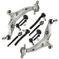 thumbnail image 4 of ECCPP - 8PCS Front Lower Control Arm w/Ball Joint Inner Outer Tie Rod End Sway Bar Link Compatible Fit 2016-2022 For Dodge For Durango 2016-2021 For Jeep Grand Cherokee Suspension Kit, 4 of 5