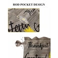 thumbnail image 7 of Sunflower Wooden Bedroom Curtains 63 Inches length, Farmhouse Vintage Botanical Floral Window Treatment Curtain Drapes, Rod Pocket Curtain Panels for Living Room Kitchen, 42"x63", 2 Panels, 7 of 7