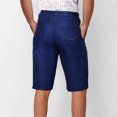 thumbnail image 5 of dzxyzu Mens Below Jeans Knee Length 3/4 Capri Pants Casual Cargo Denim Shorts with Pockets - Dark Blue, 5 of 9