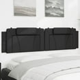 thumbnail image 1 of vidaXL Headboard Cushion Black 193 cm Faux Leather, 1 of 5