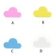 thumbnail image 2 of Kearding Llaveros para decoración del hogar, llavero con forma de nube, llavero con forma de nube, imanes magnéticos con forma de Almacenamiento y organización del hogar Azul, 2 of 6