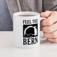 thumbnail image 4 of CafePress - Feel The Bern [Hair] Mugs - 11 oz Ceramic Mug - Novelty Coffee Tea Cup, 4 of 4