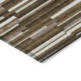 thumbnail image 4 of Addison Rugs Chantille Indoor/Outdoor Transitional Stripes Brown Washable Rectangle Rug, 1'8" x 2'6", 4 of 6