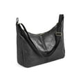 thumbnail image 2 of PULLIMORE Versatile Large-Capacity PU Leather Shoulder Bag with Adjustable Strap, Black, 2 of 6